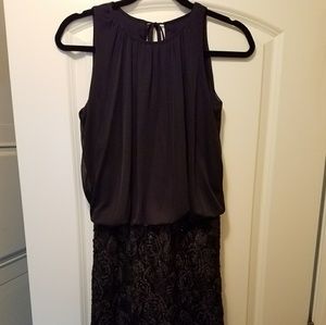 Black Embellished Mini Dress